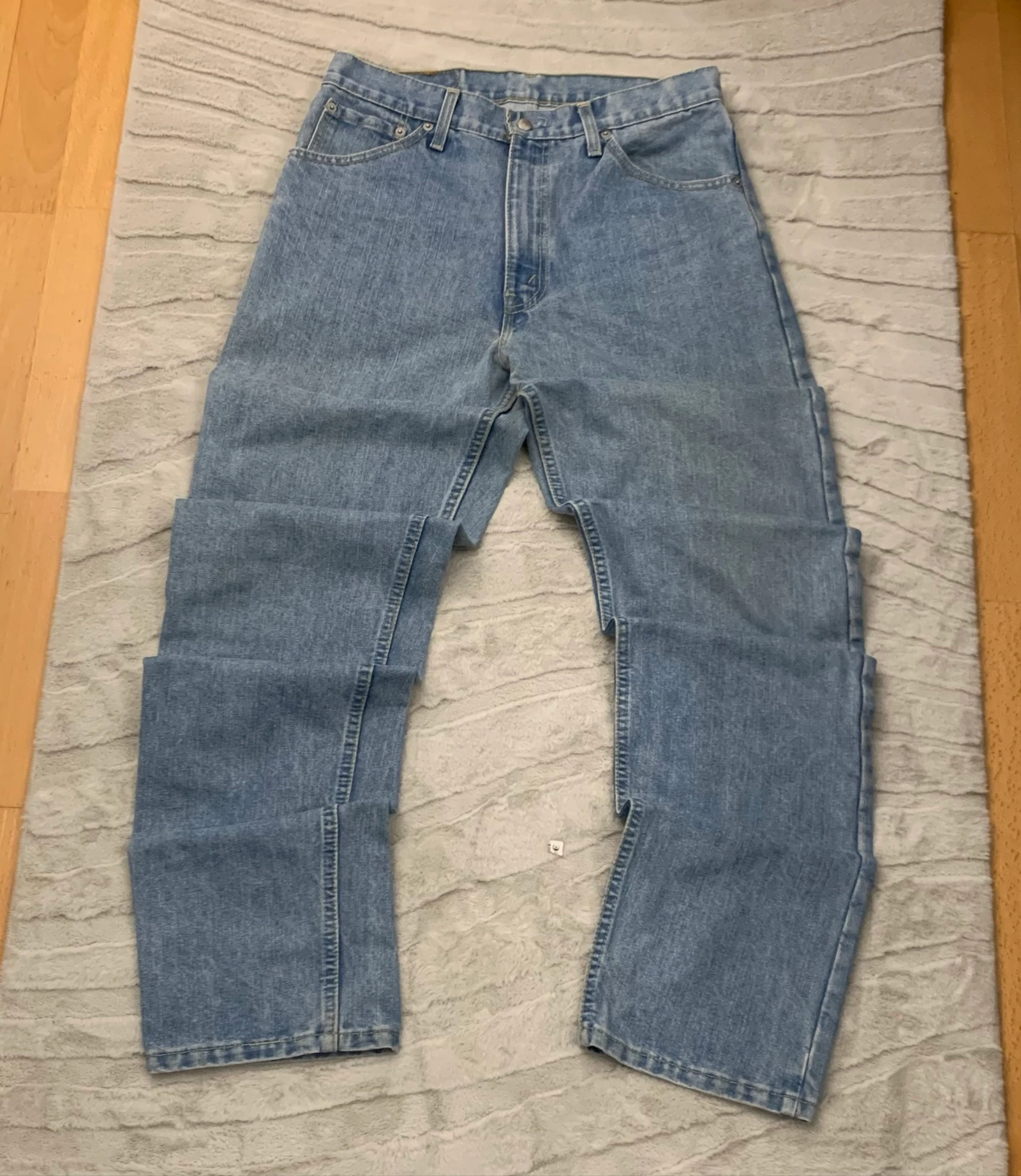 Levi’s Heren Lichtblauwe Rechte Been Jeans W32 L32 Denim Klassiek – photo 4